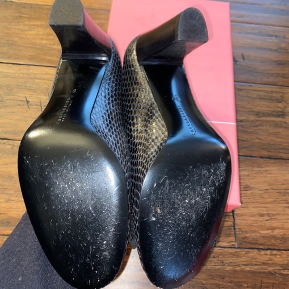 Caligarius black python heels - Picture 3 of 4